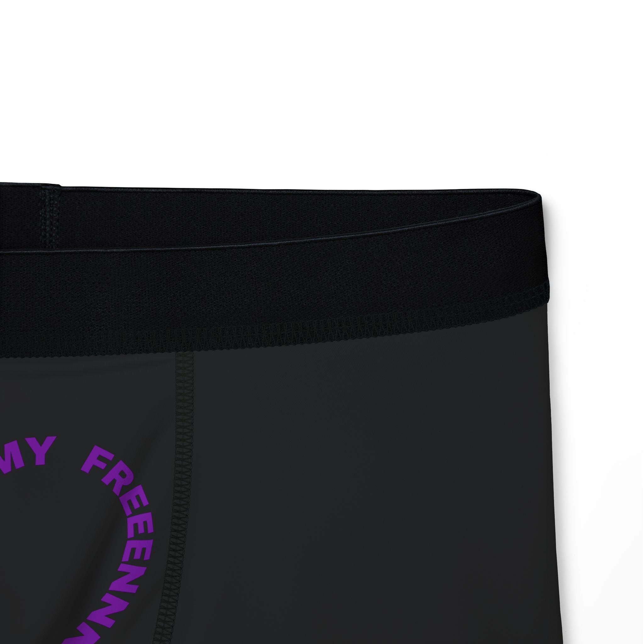 Free My Freeennn Black Boxer Briefs — Novelty Men’s Boxer Shorts