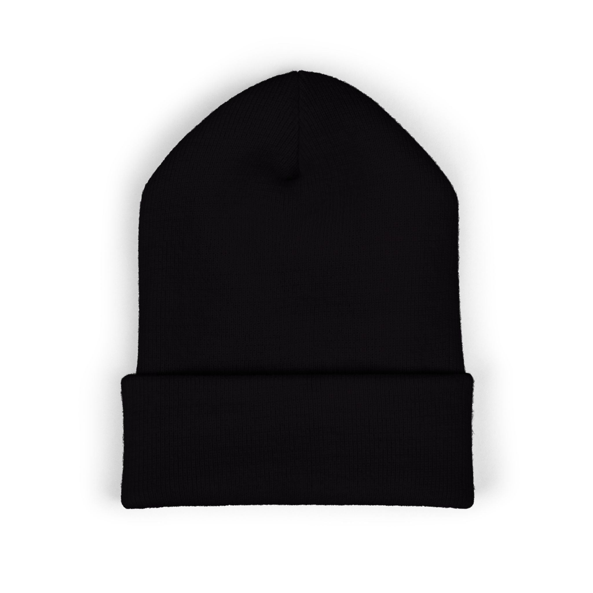 Embroidered 'Fresh My Freckleman' Cuffed Beanie — Minimal Winter Knit Hat