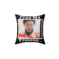 Free My Freeennn Photo Throw Pillow — Personalized Support Keepsake