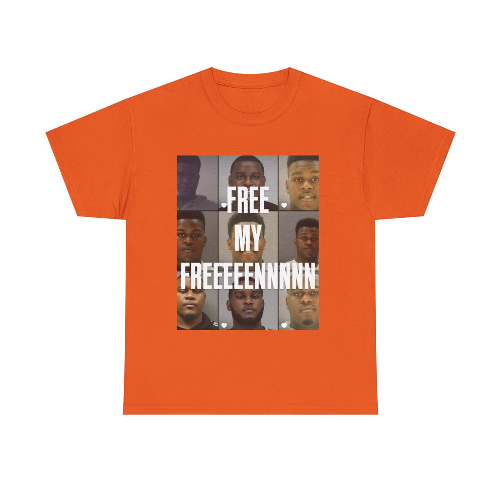 T-Shirt — "Free My Freeeeennn" Protest Graphic Tee
