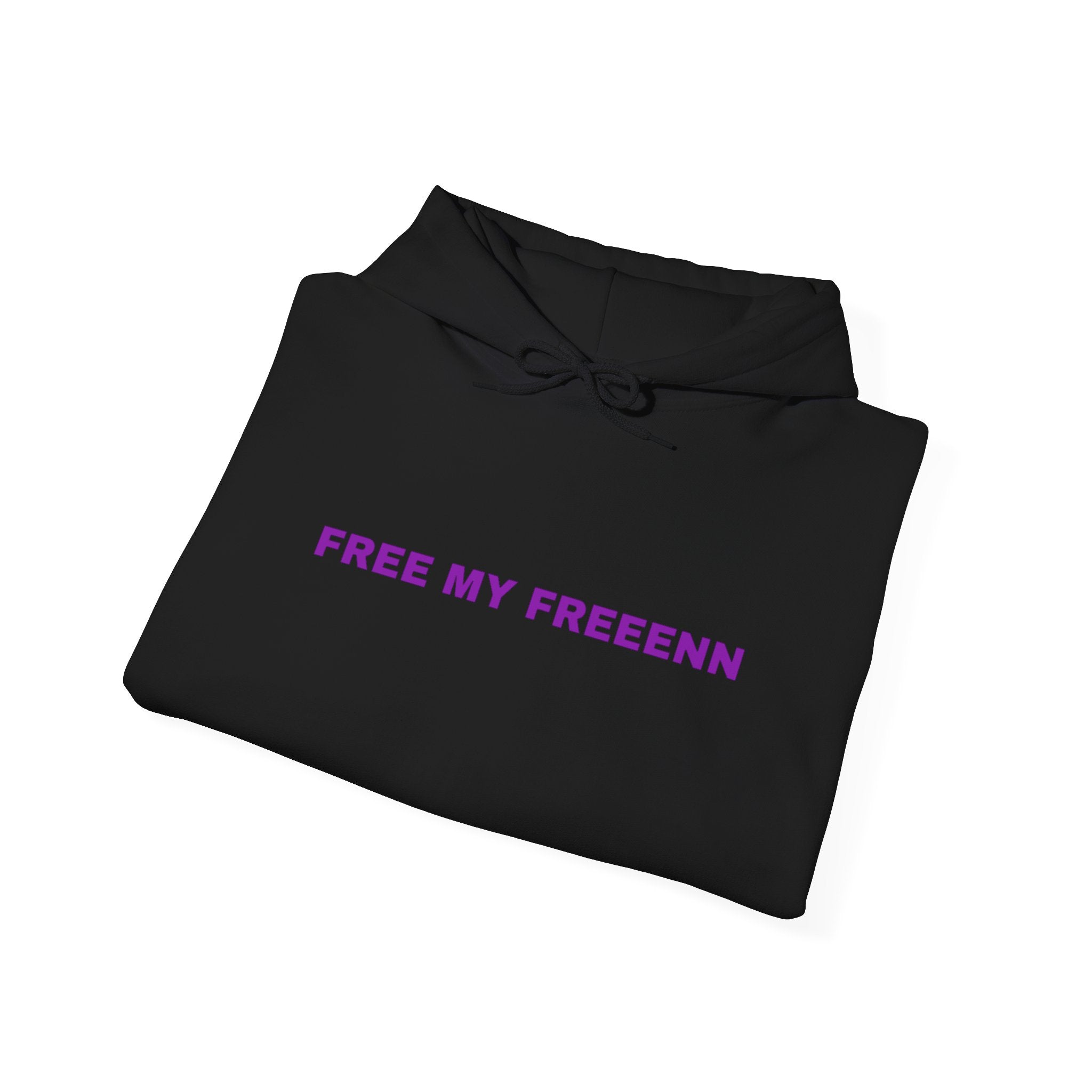 Free My Freeenn Hoodie — Minimalist Feminist Slogan Pullover