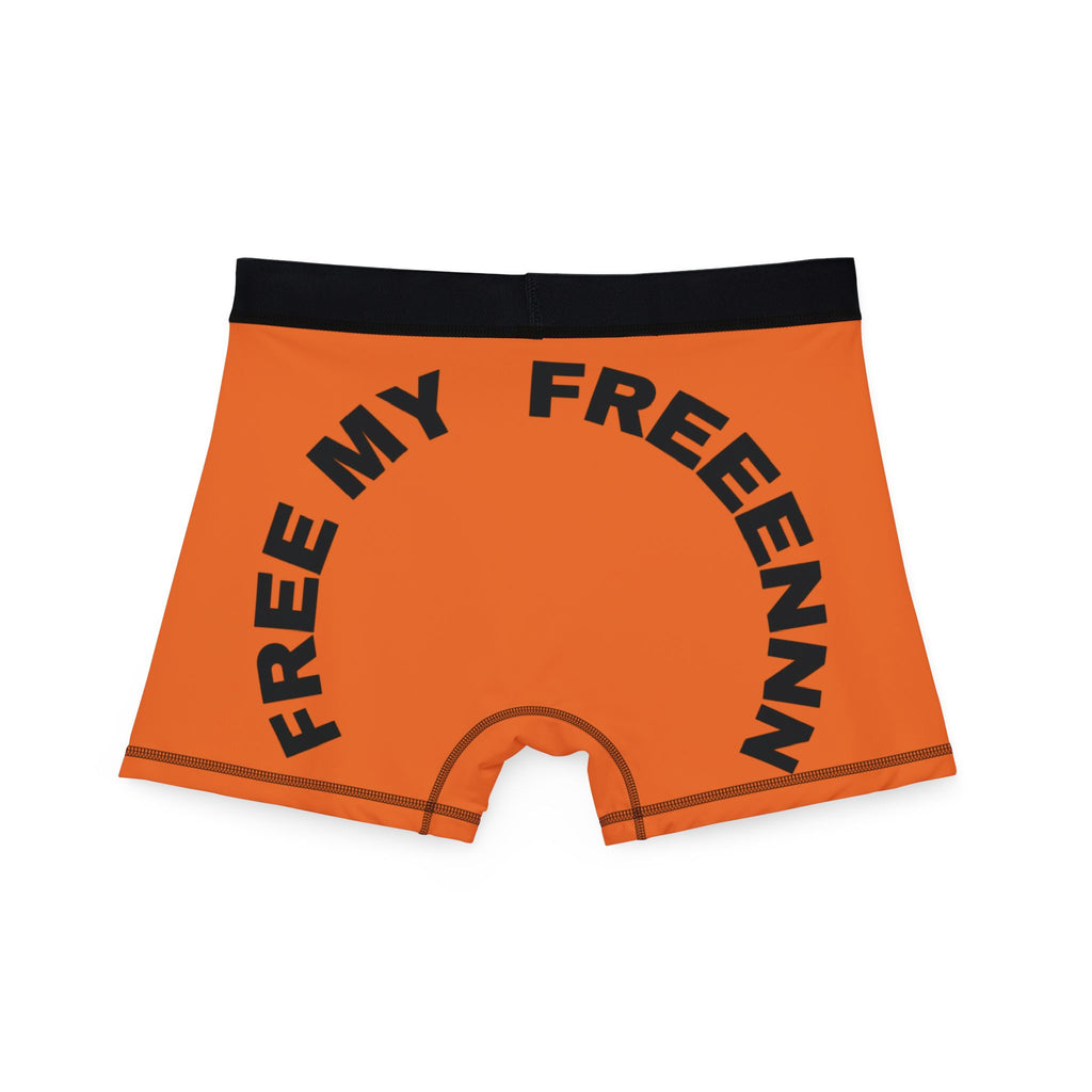 Men's Boxer Briefs — "Free My Freenann" Graphic All-Over Print