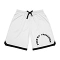Basketball Shorts — "Free My Freeennn" Ribbed Athletic Shorts