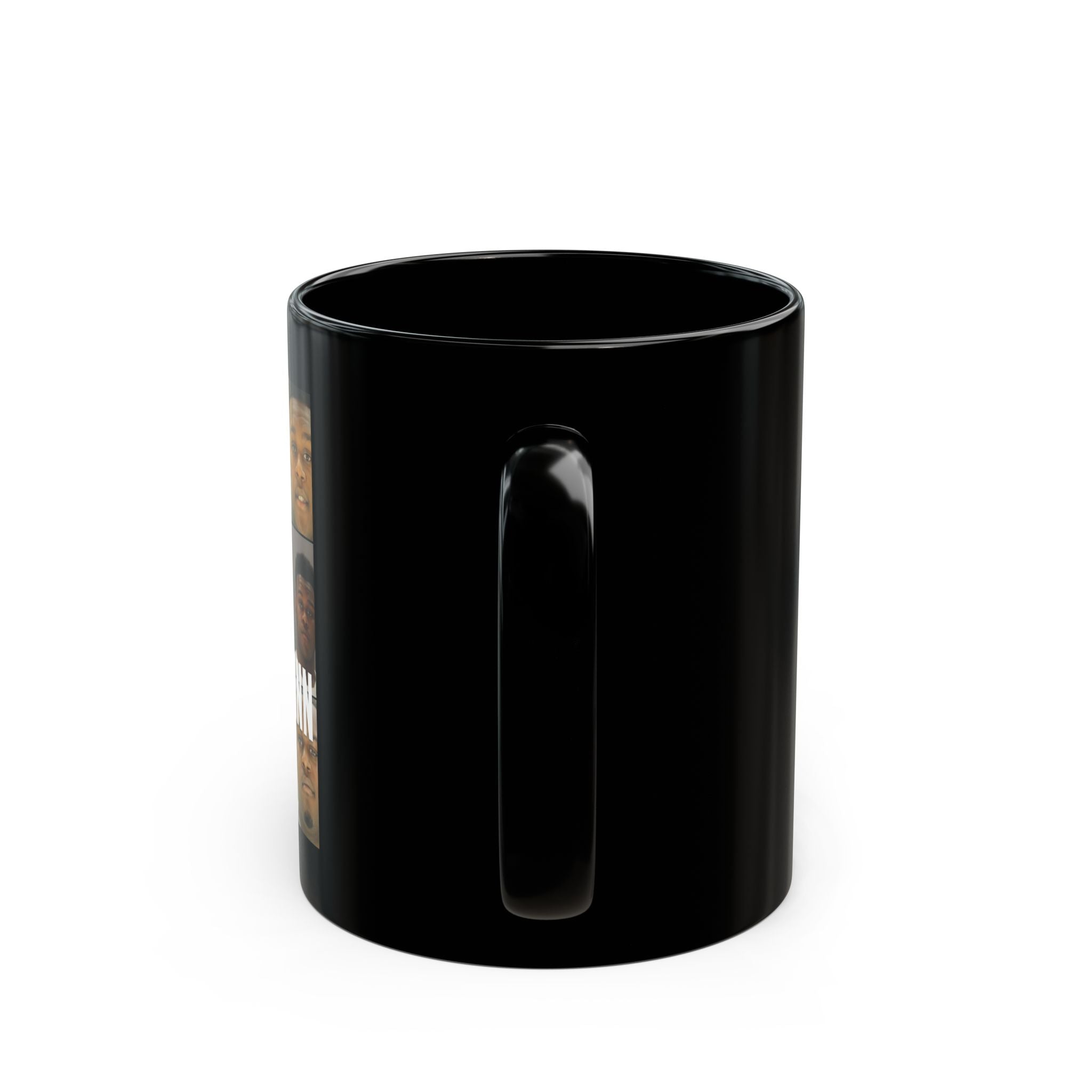 Black Mug — "Free My Freeeeennnn" Collage Coffee Mug