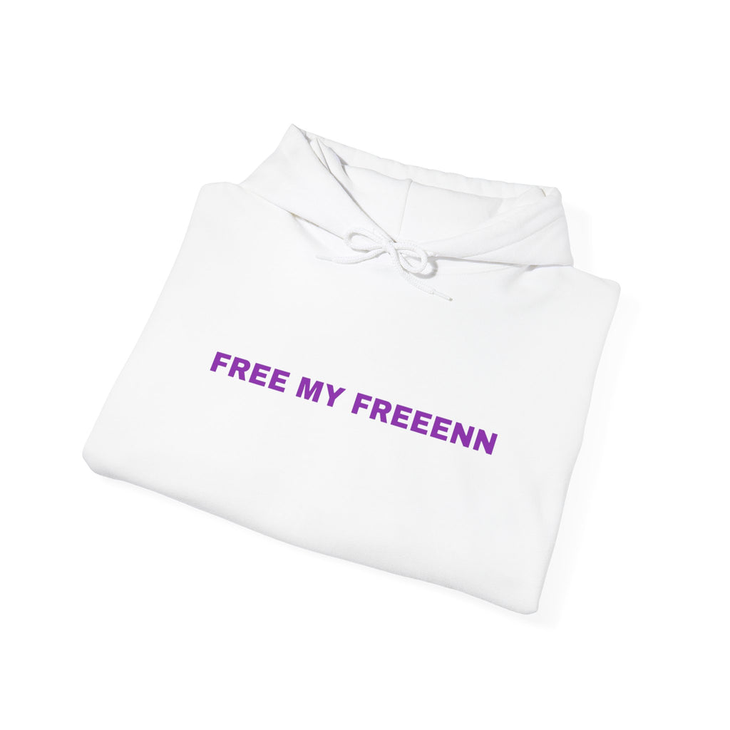 Free My Freeenn Hoodie — Minimalist Feminist Slogan Pullover