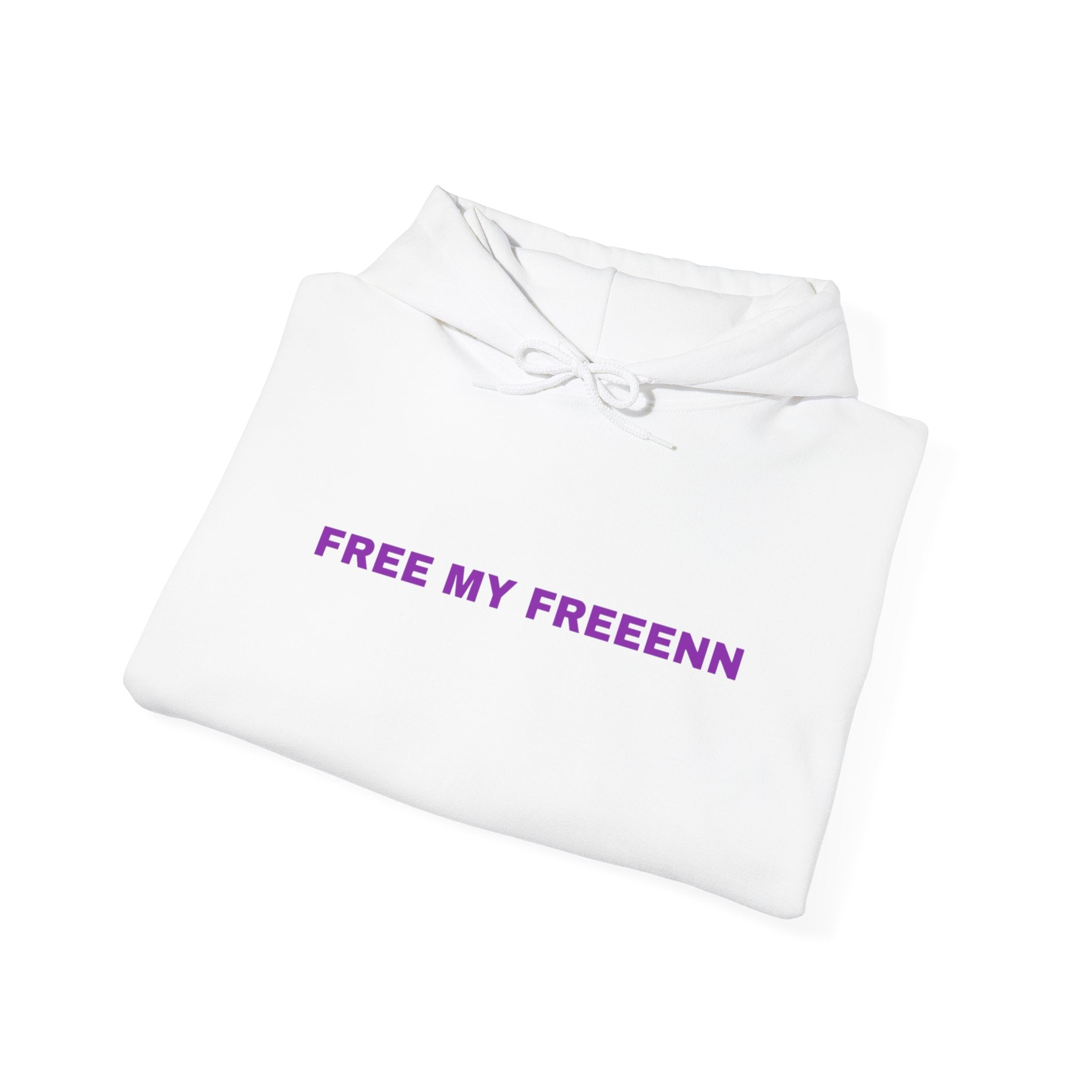 Free My Freeenn Hoodie — Minimalist Feminist Slogan Pullover