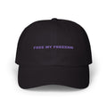 Minimalist 'Free My Feelings' Classic Dad Cap — White Embroidered Baseball Hat