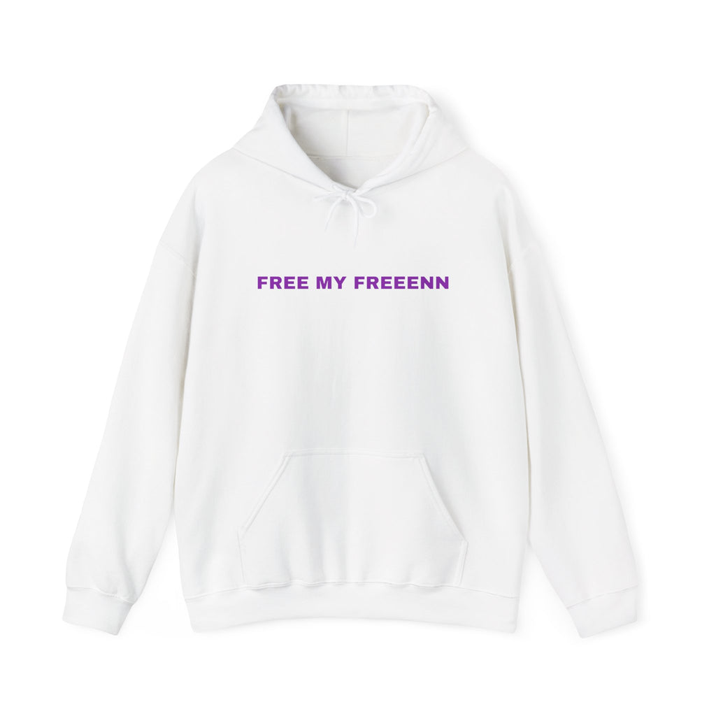 Free My Freeenn Hoodie — Minimalist Feminist Slogan Pullover