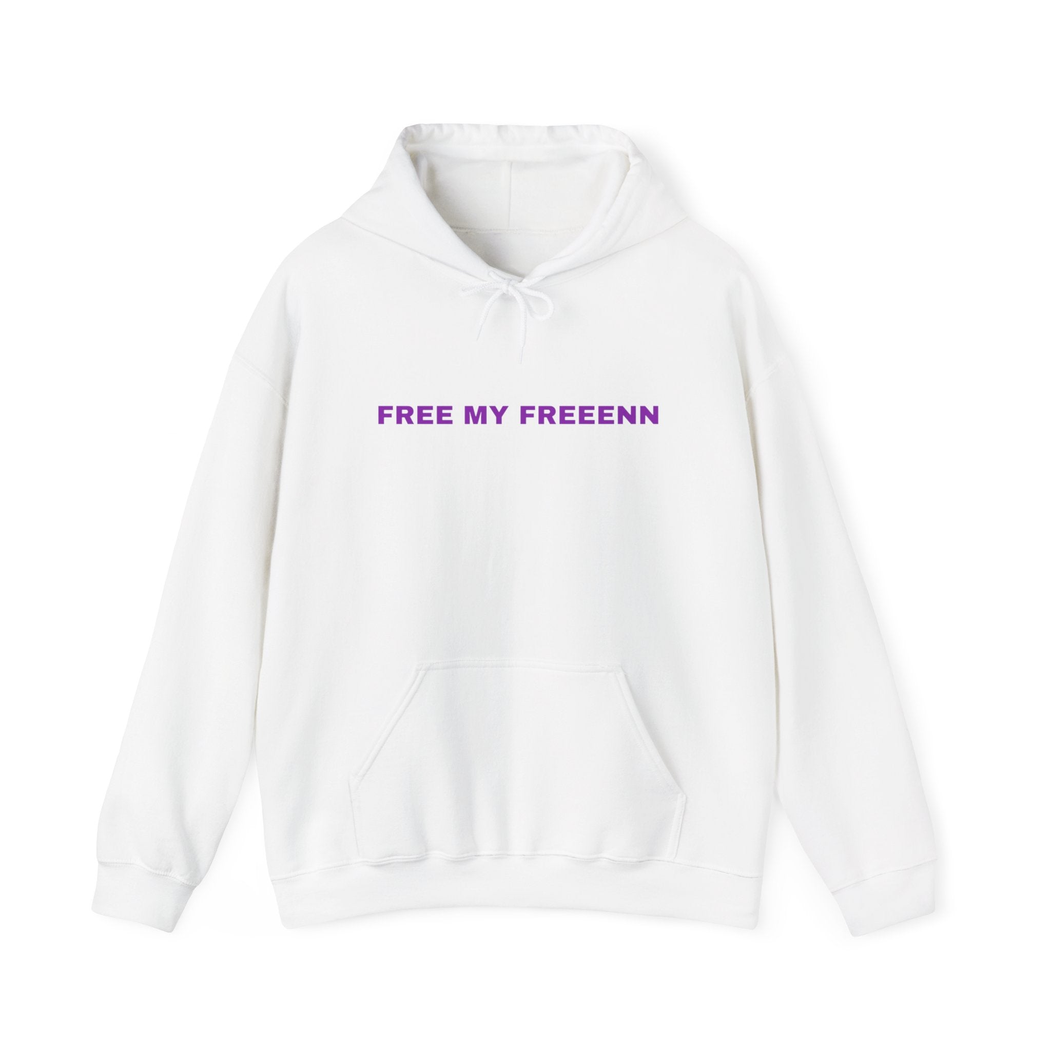 Free My Freeenn Hoodie — Minimalist Feminist Slogan Pullover