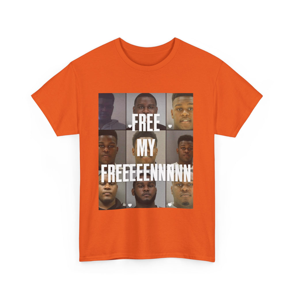 T-Shirt — "Free My Freeeeennn" Protest Graphic Tee